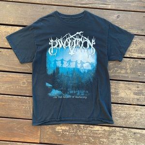 Panopticon On The Subject Of Mortality shirt black metal band tee